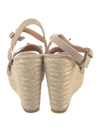 Castañer Printed Bow Accents Espadrilles
