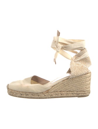 Castañer Canvas Printed D'Orsay Pumps