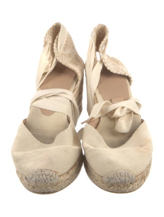 Castañer Canvas Printed D'Orsay Pumps