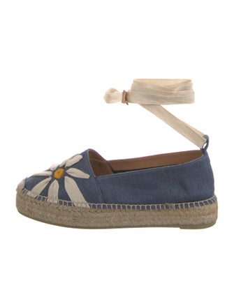 Castañer Canvas Colorblock Pattern Espadrilles