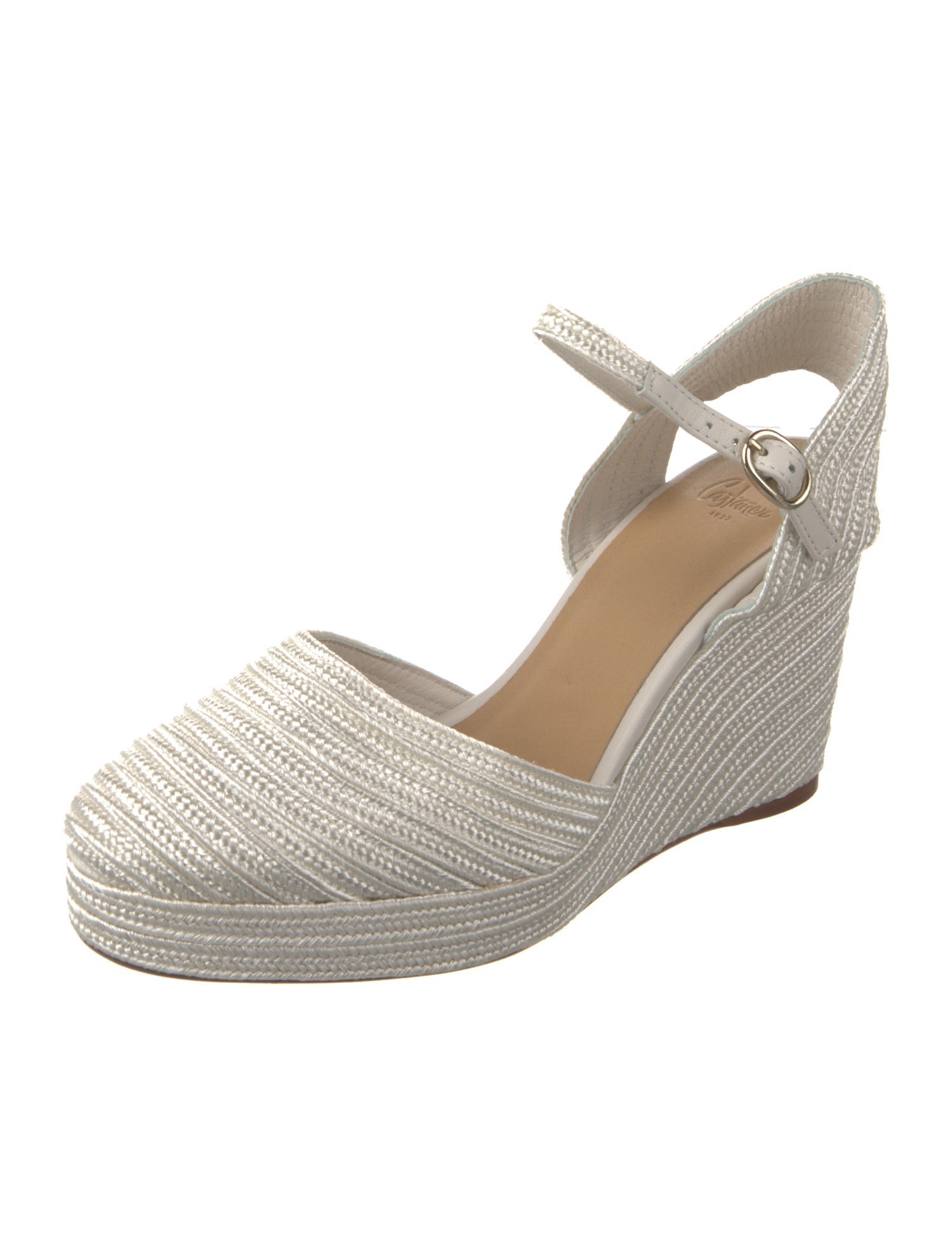 Castañer Raffia Slingback Pumps