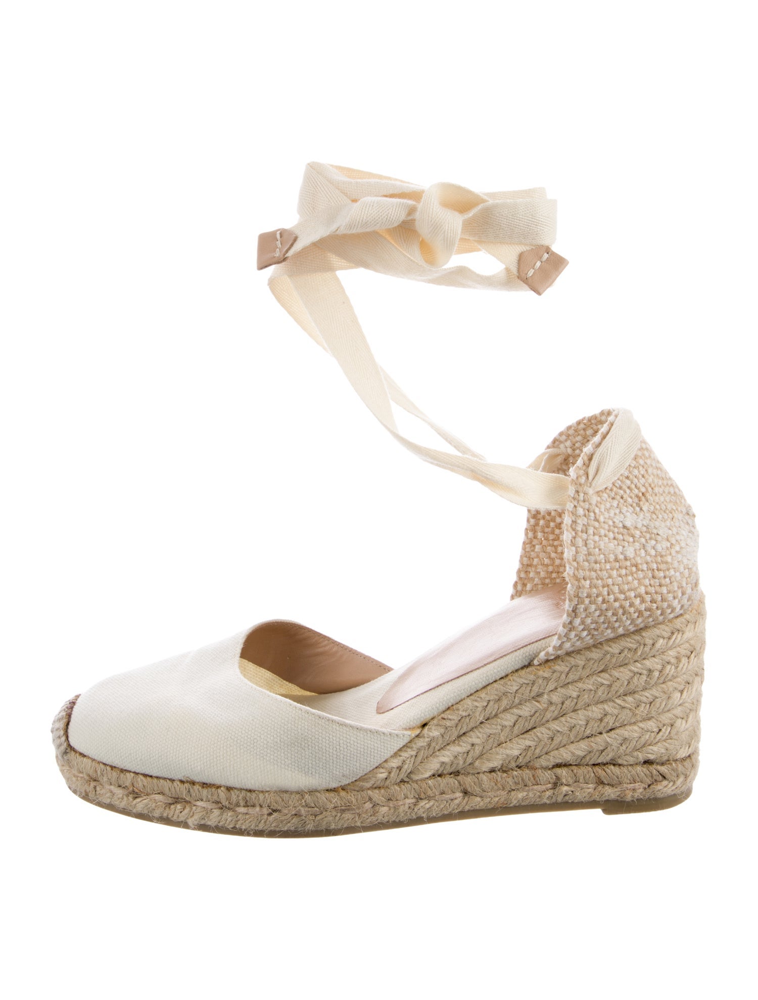 Castañer Canvas Printed D'Orsay Pumps