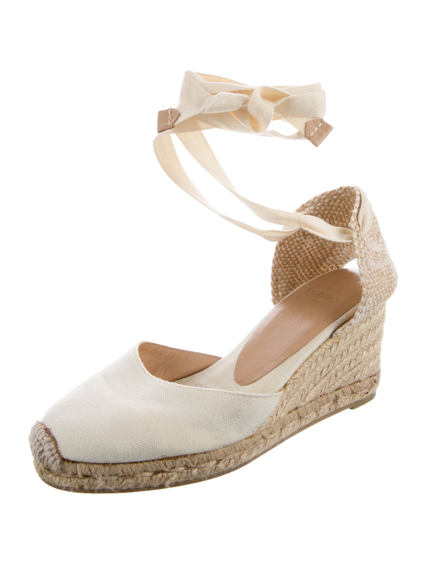 Castañer Canvas Printed D'Orsay Pumps