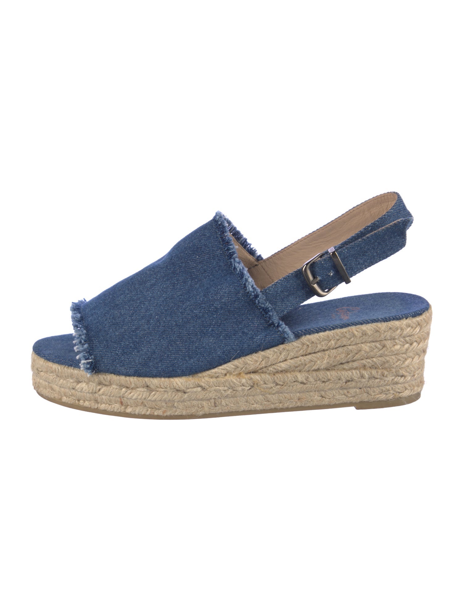 Castañer Denim Slingback Flats