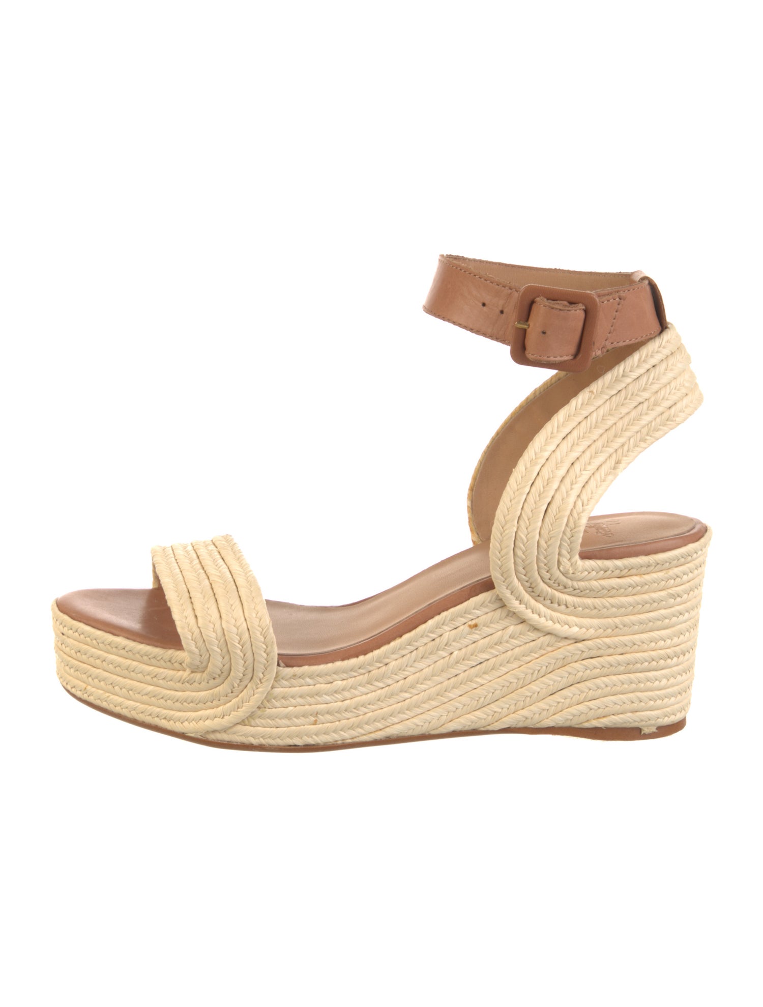 Castañer Straw Colorblock Pattern Espadrilles