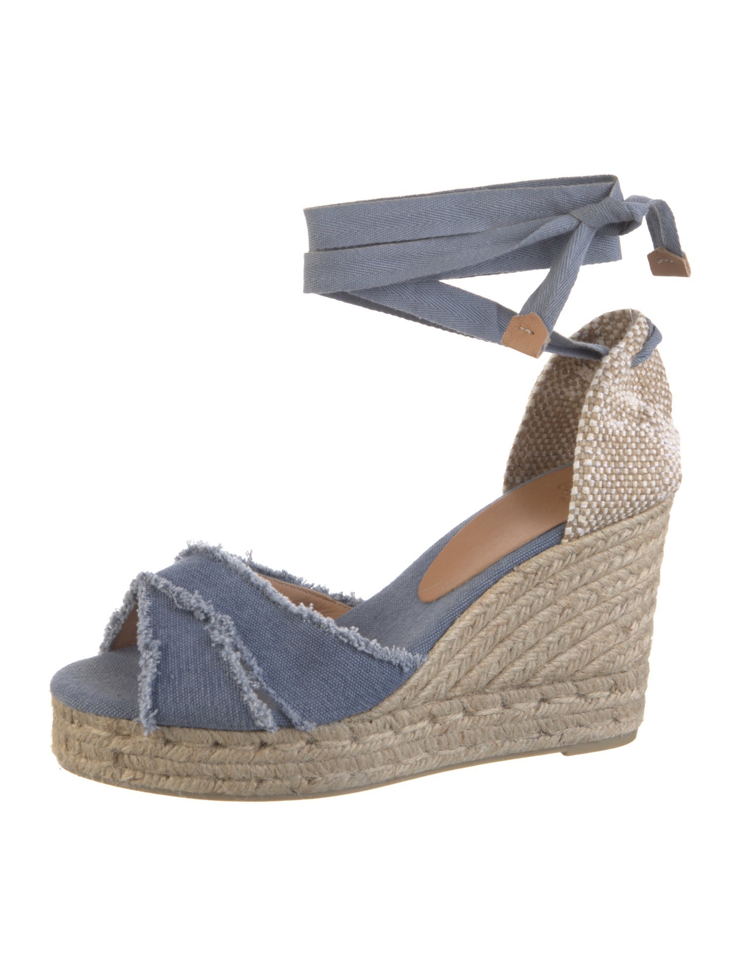 Castañer Canvas Colorblock Pattern Espadrilles