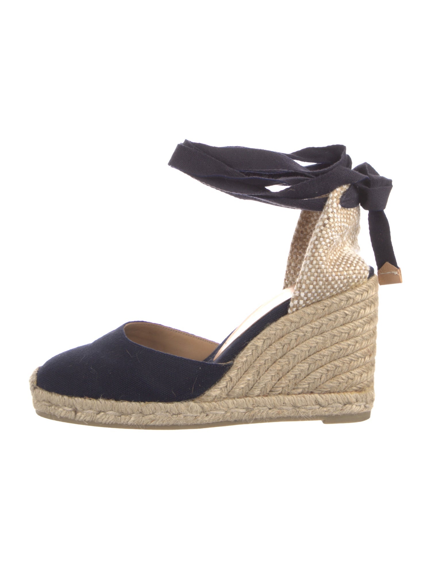 Castañer Canvas Colorblock Pattern Espadrilles