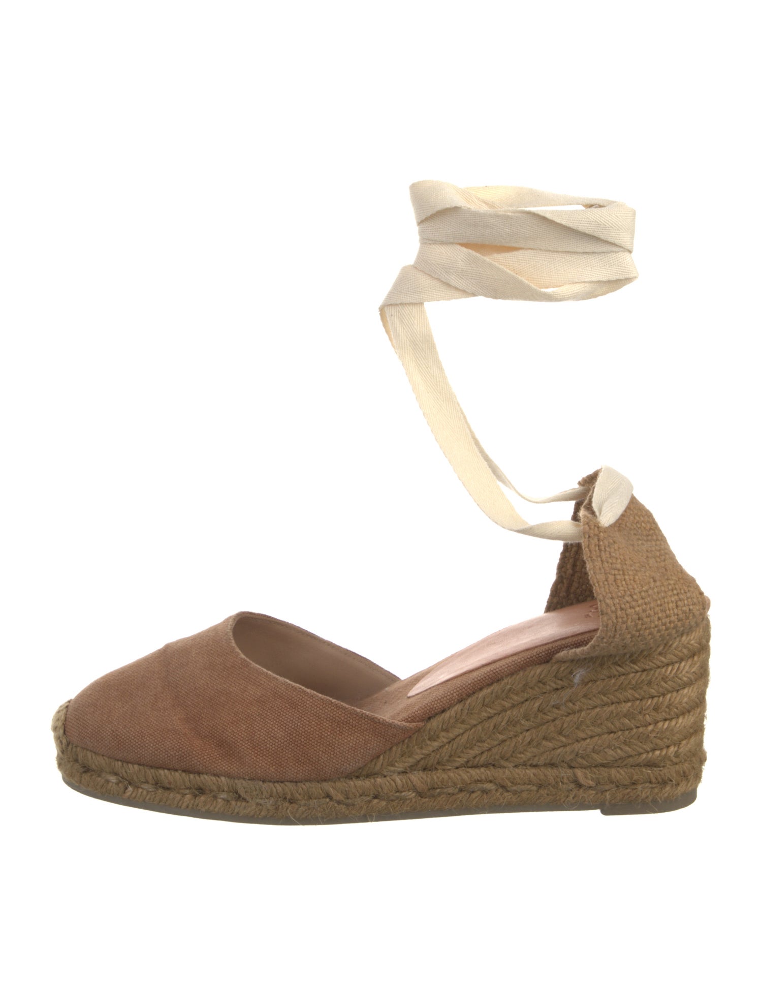 Castañer Canvas Braided Accents D'Orsay Pumps