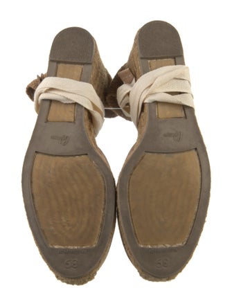 Castañer Canvas Braided Accents D'Orsay Pumps