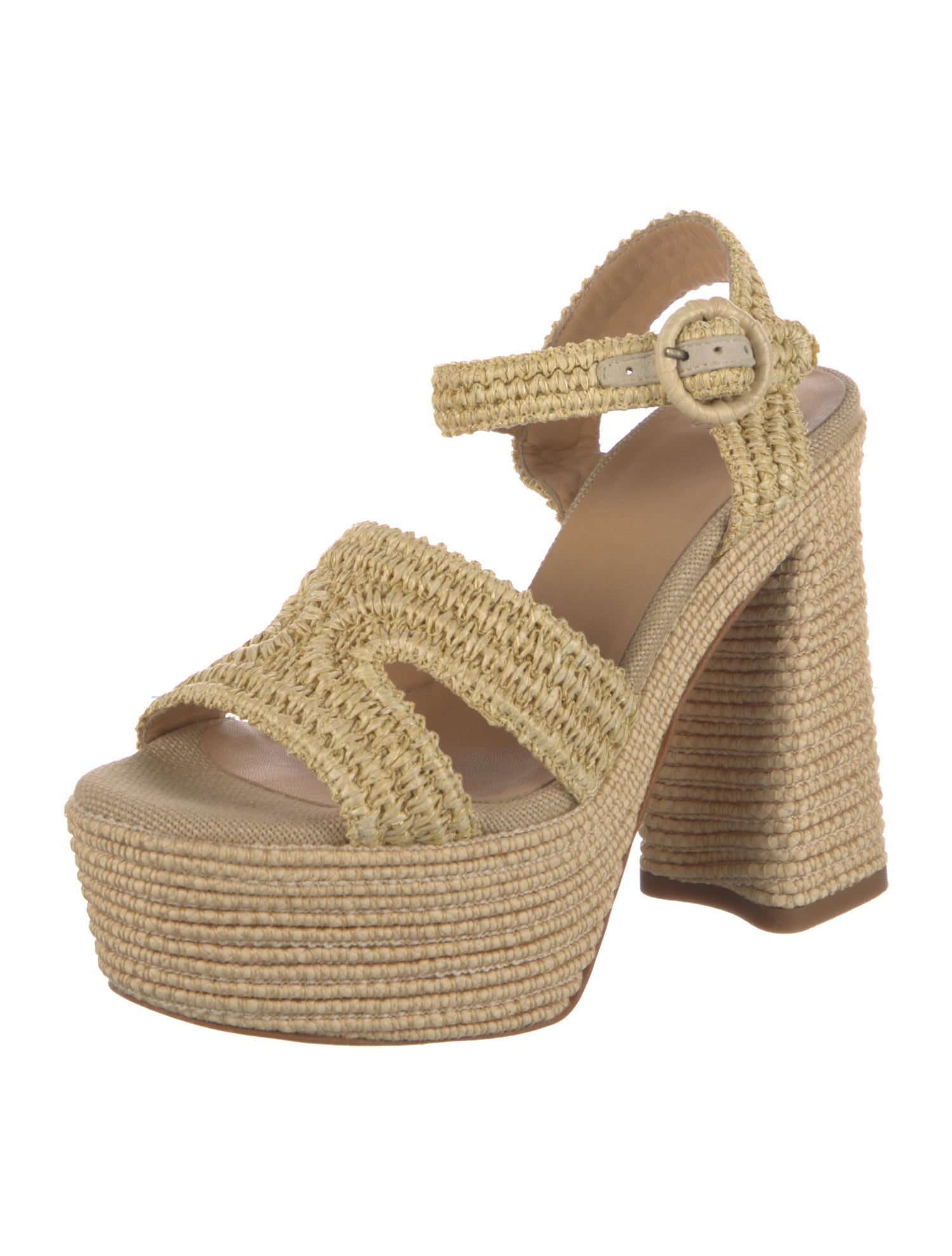 Castañer Raffia Espadrilles w/ Tags