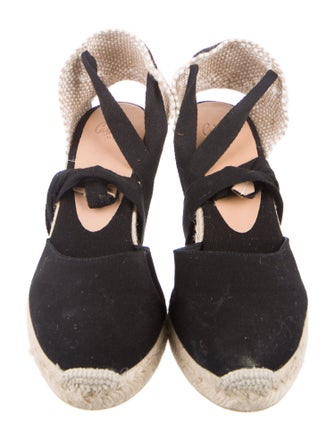 Castañer Canvas Colorblock Pattern Espadrilles