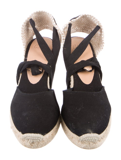 Castañer Canvas Colorblock Pattern Espadrilles