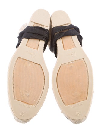 Castañer Canvas Colorblock Pattern Espadrilles