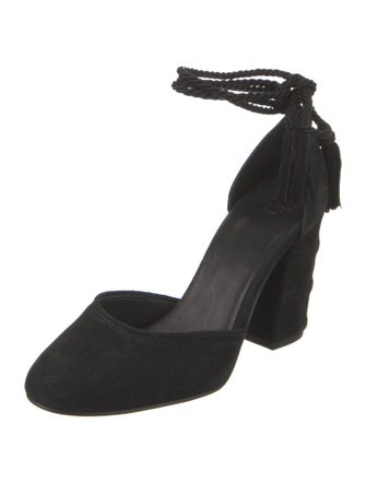 Castañer Suede D'Orsay Pumps