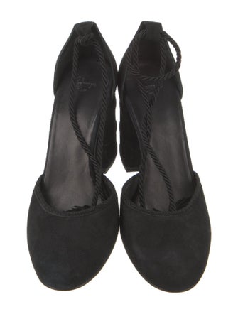 Castañer Suede D'Orsay Pumps