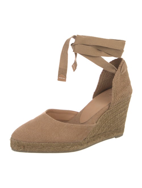 Castañer Canvas Printed D'Orsay Pumps