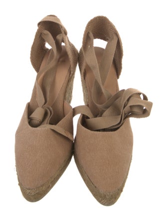 Castañer Canvas Printed D'Orsay Pumps