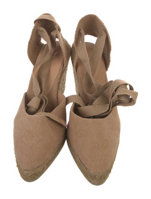 Castañer Canvas Printed D'Orsay Pumps