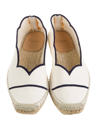 Castañer Canvas Colorblock Pattern Espadrilles