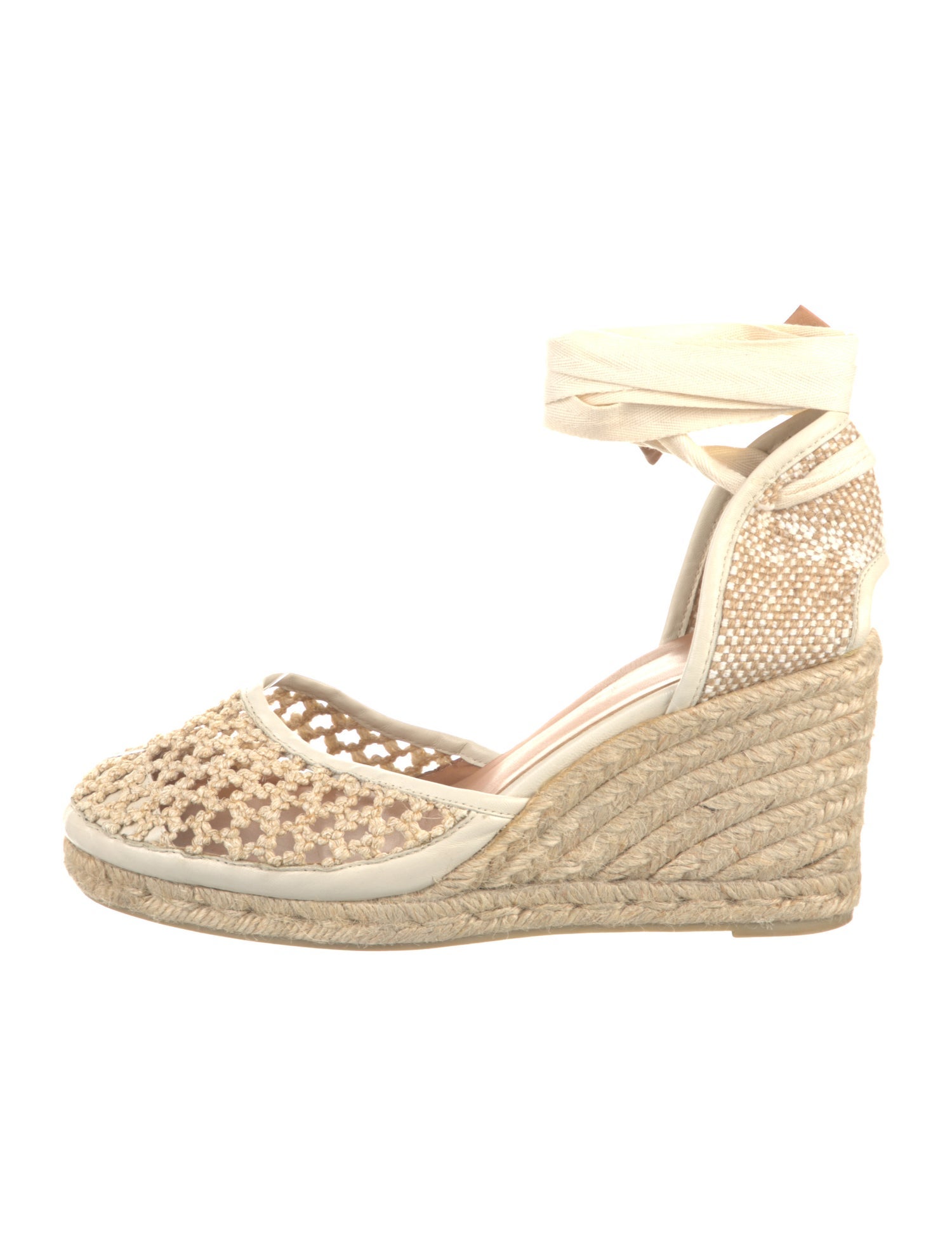 Castañer Canvas Colorblock Pattern Espadrilles