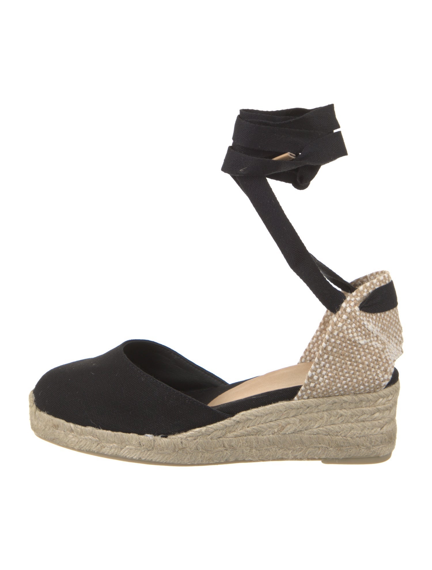 Castañer Canvas Colorblock Pattern Espadrilles