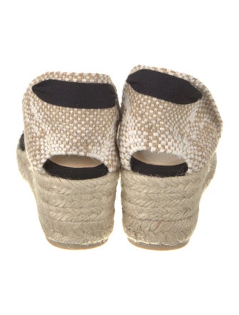 Castañer Canvas Colorblock Pattern Espadrilles