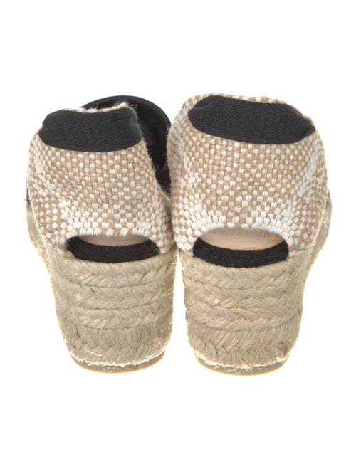 Castañer Canvas Animal Print D'Orsay Pumps