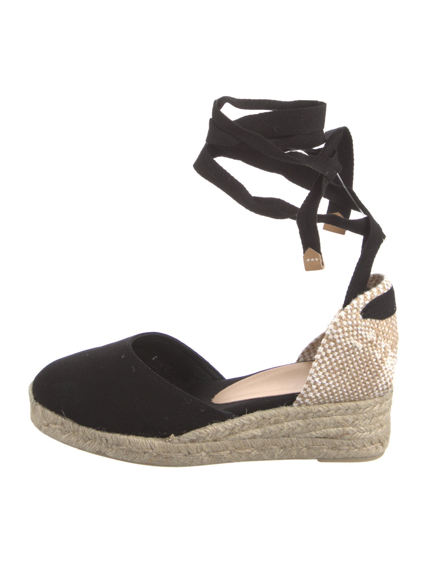 Castañer Canvas Animal Print D'Orsay Flats