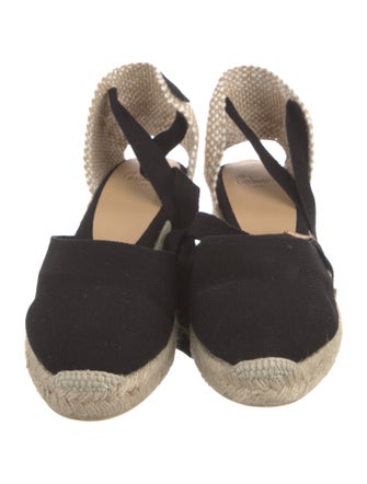 Castañer Canvas Animal Print D'Orsay Flats