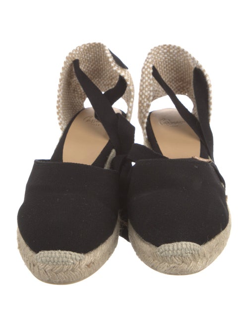 Castañer Canvas Animal Print D'Orsay Flats