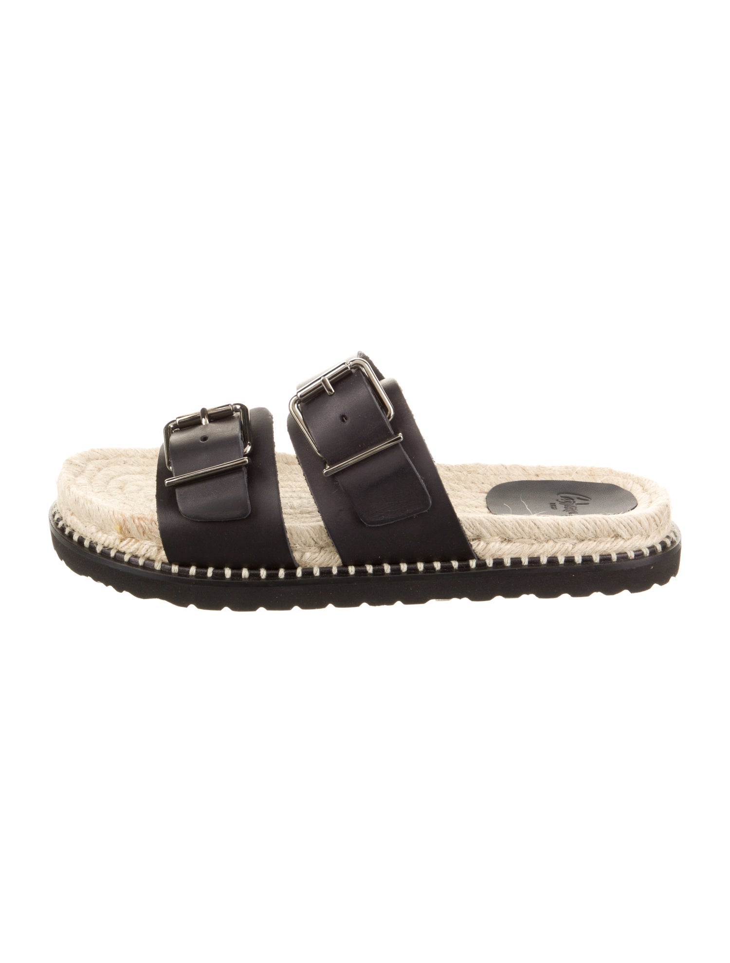 Castañer Leather Braided Accents Espadrilles