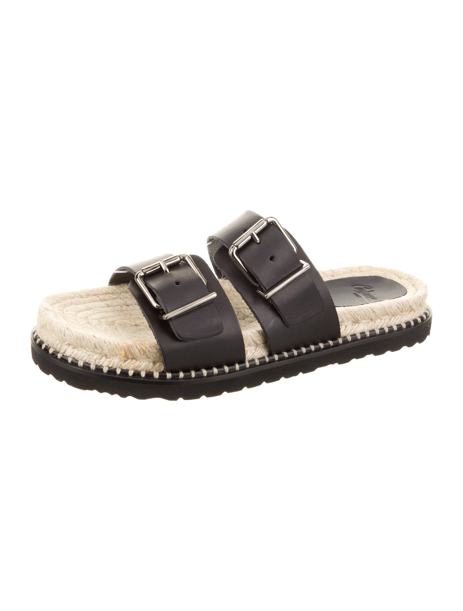 Castañer Leather Braided Accents Espadrilles