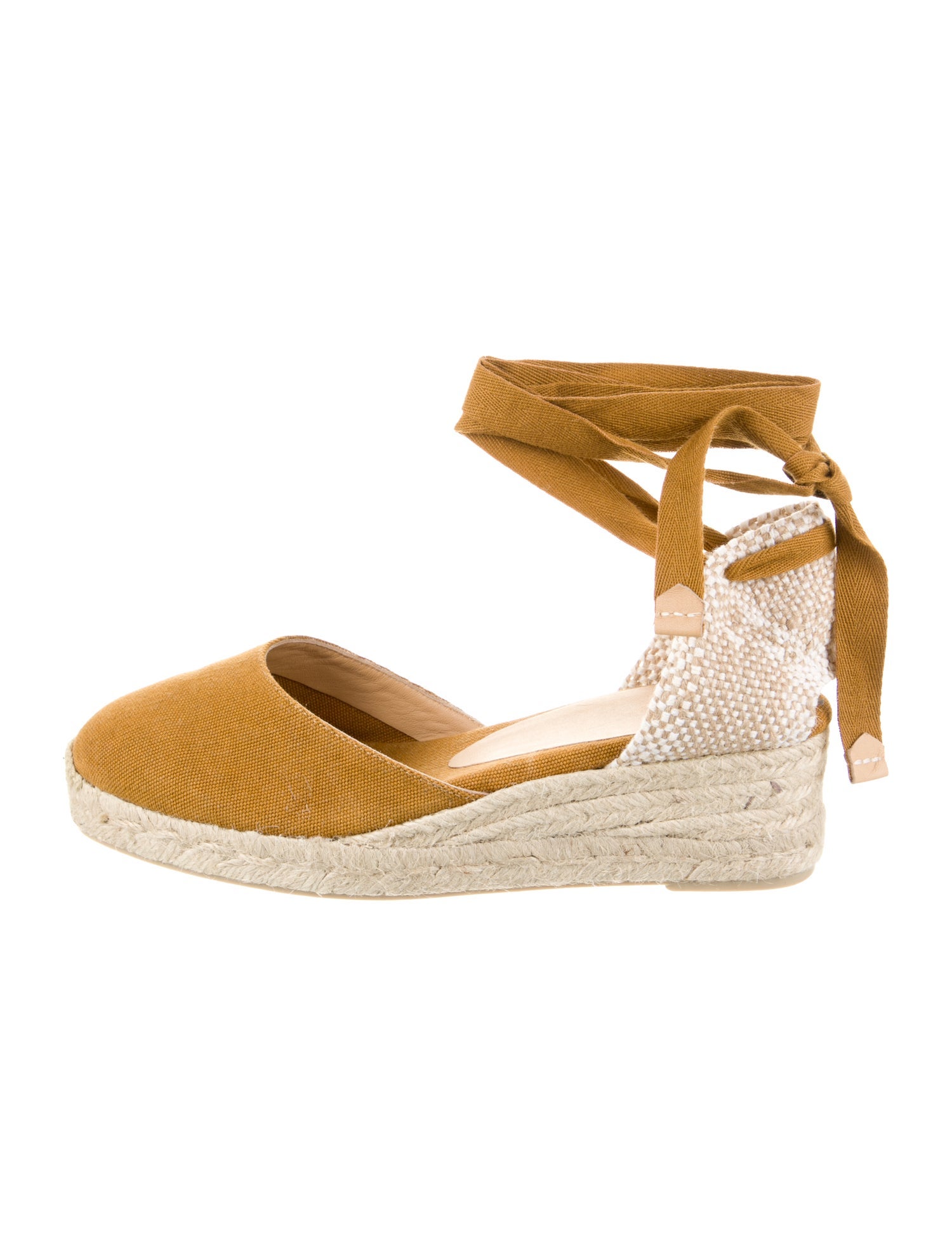 Castañer Canvas Braided Accents D'Orsay Pumps