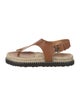 Castañer Leather Braided Accents Espadrilles