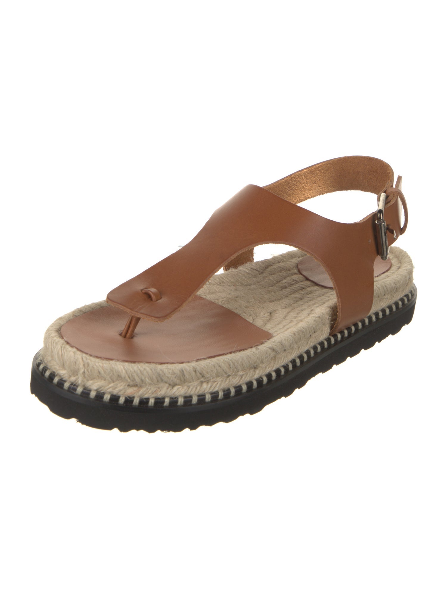 Castañer Leather Braided Accents Espadrilles