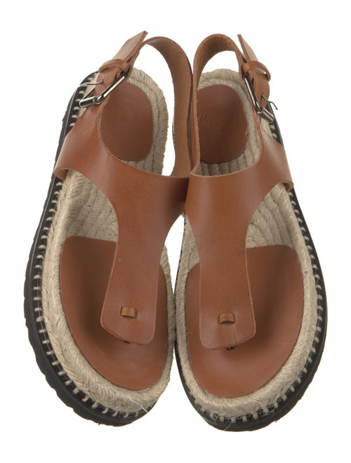 Castañer Leather Braided Accents Espadrilles