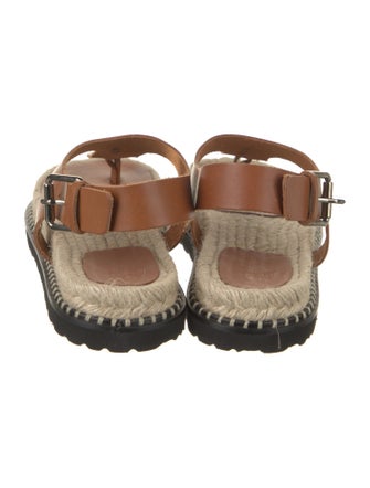 Castañer Leather Braided Accents Espadrilles