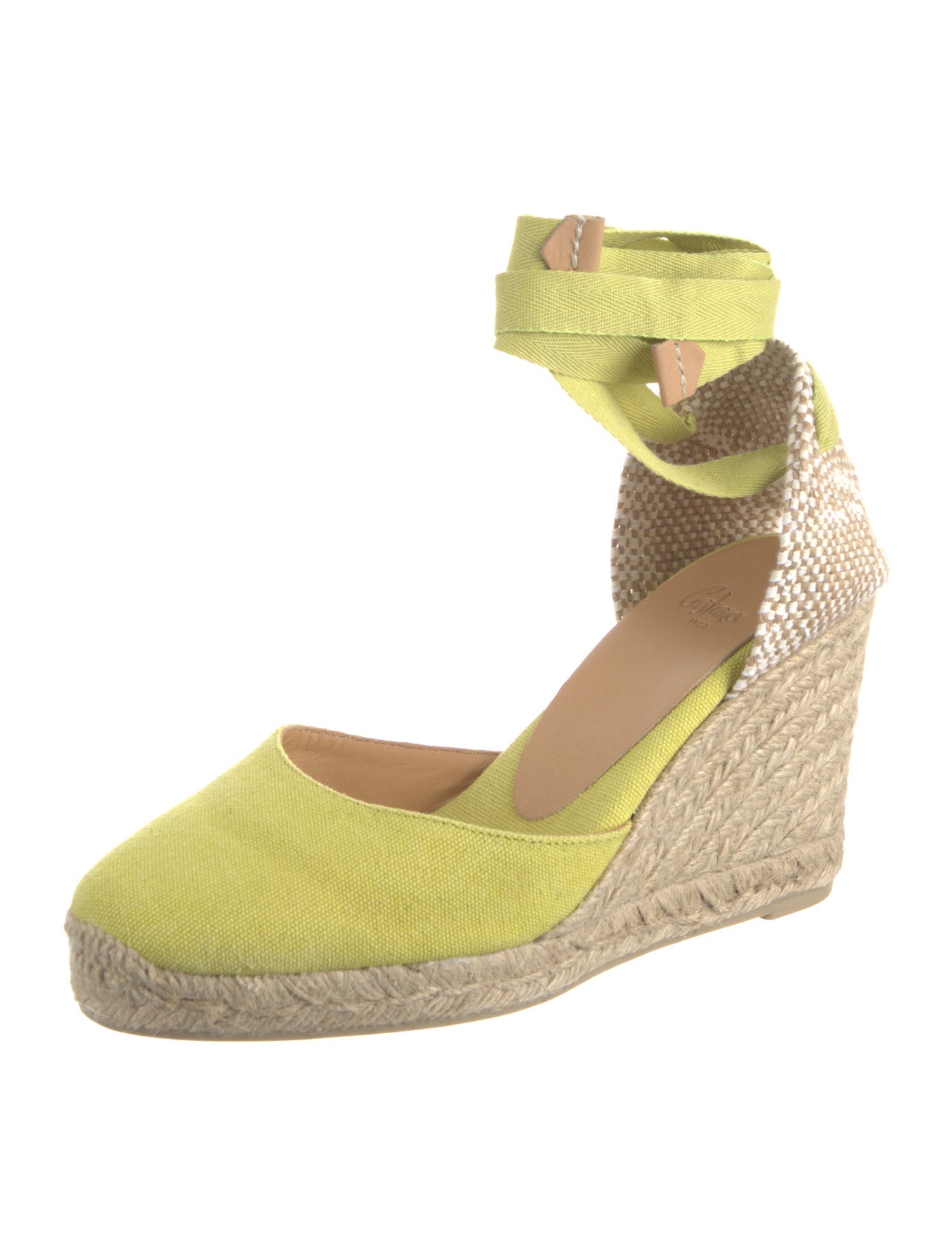 Castañer Canvas Braided Accents D'Orsay Pumps