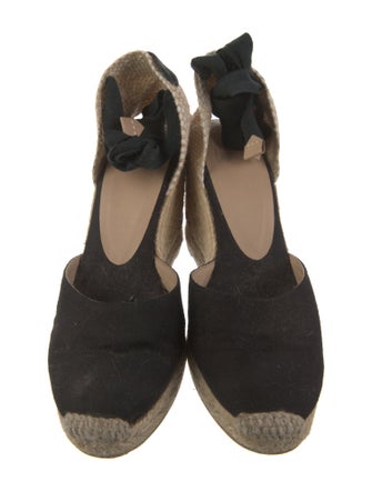 Castañer Canvas Printed D'Orsay Flats