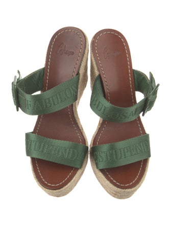 Castañer Signature Logo Jute Espadrilles