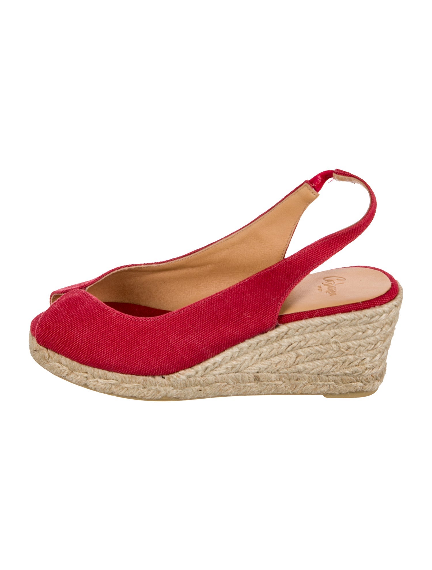 Castañer Canvas Printed Slingback Sandals