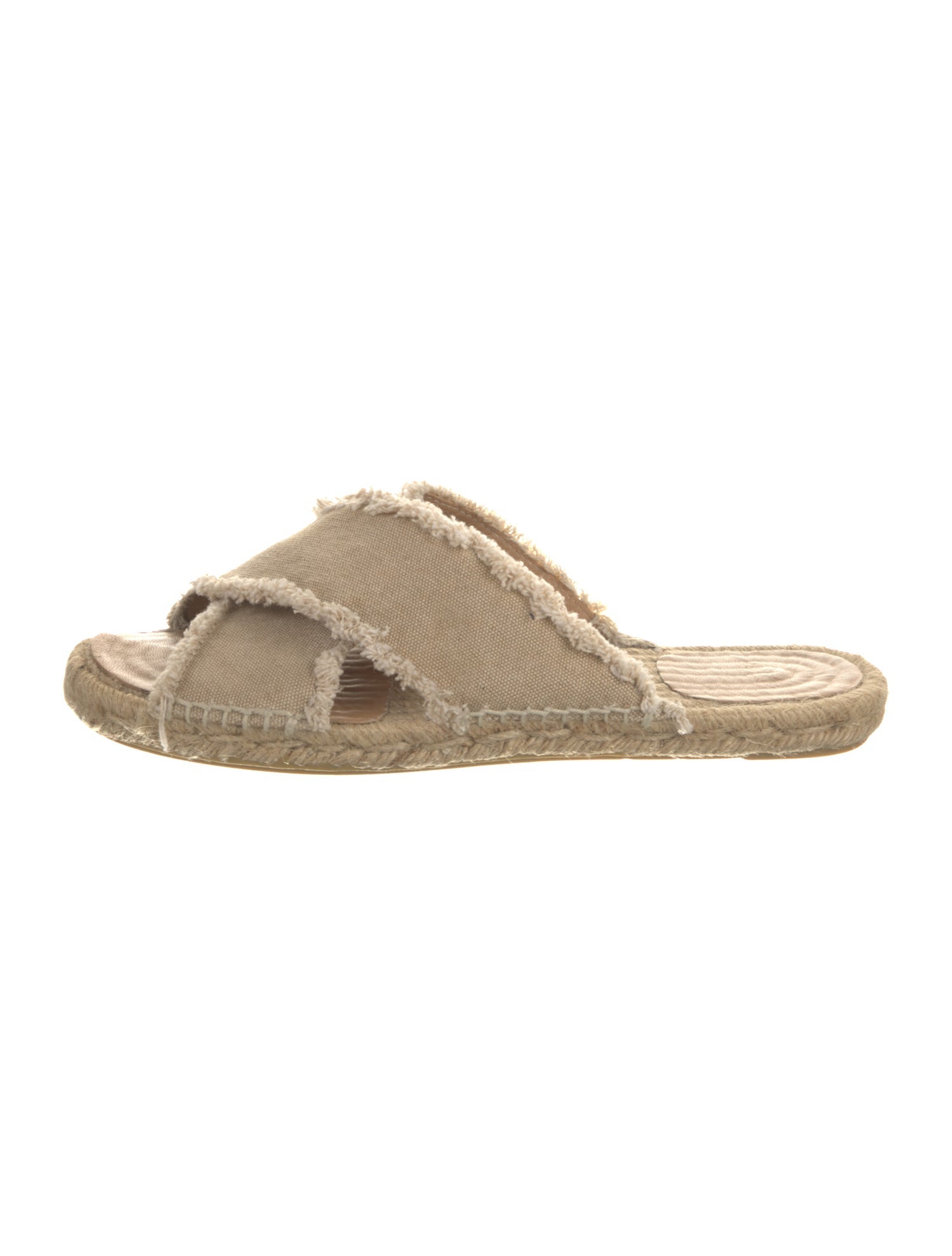 Castañer Canvas Raw-Edge Trim Espadrilles