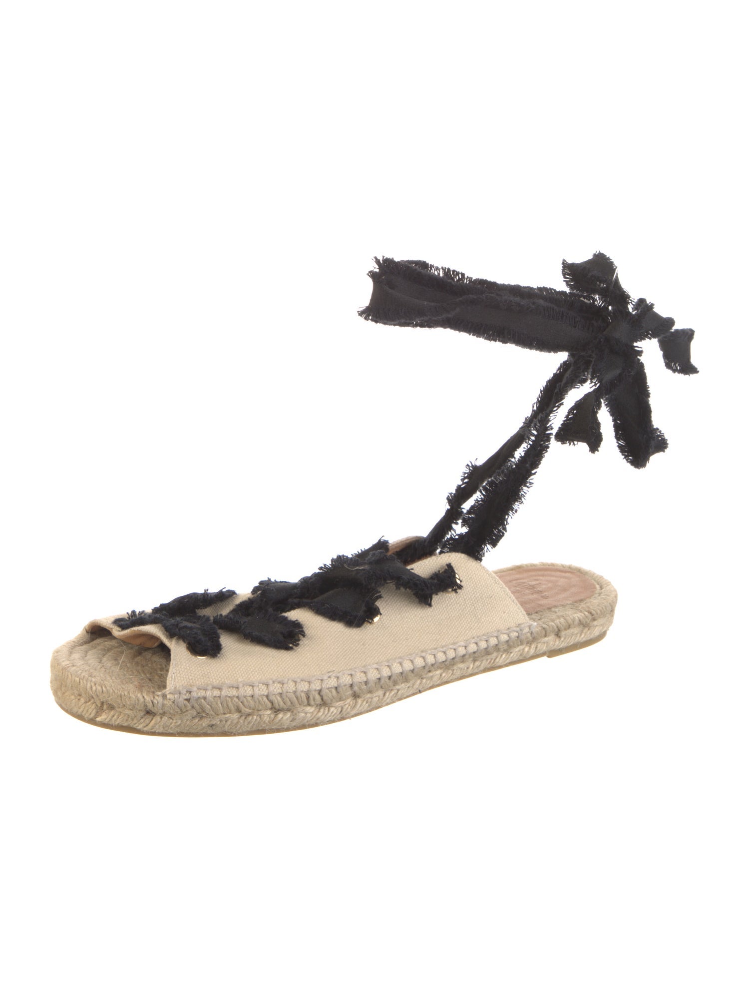 Castañer Canvas Colorblock Pattern Espadrilles