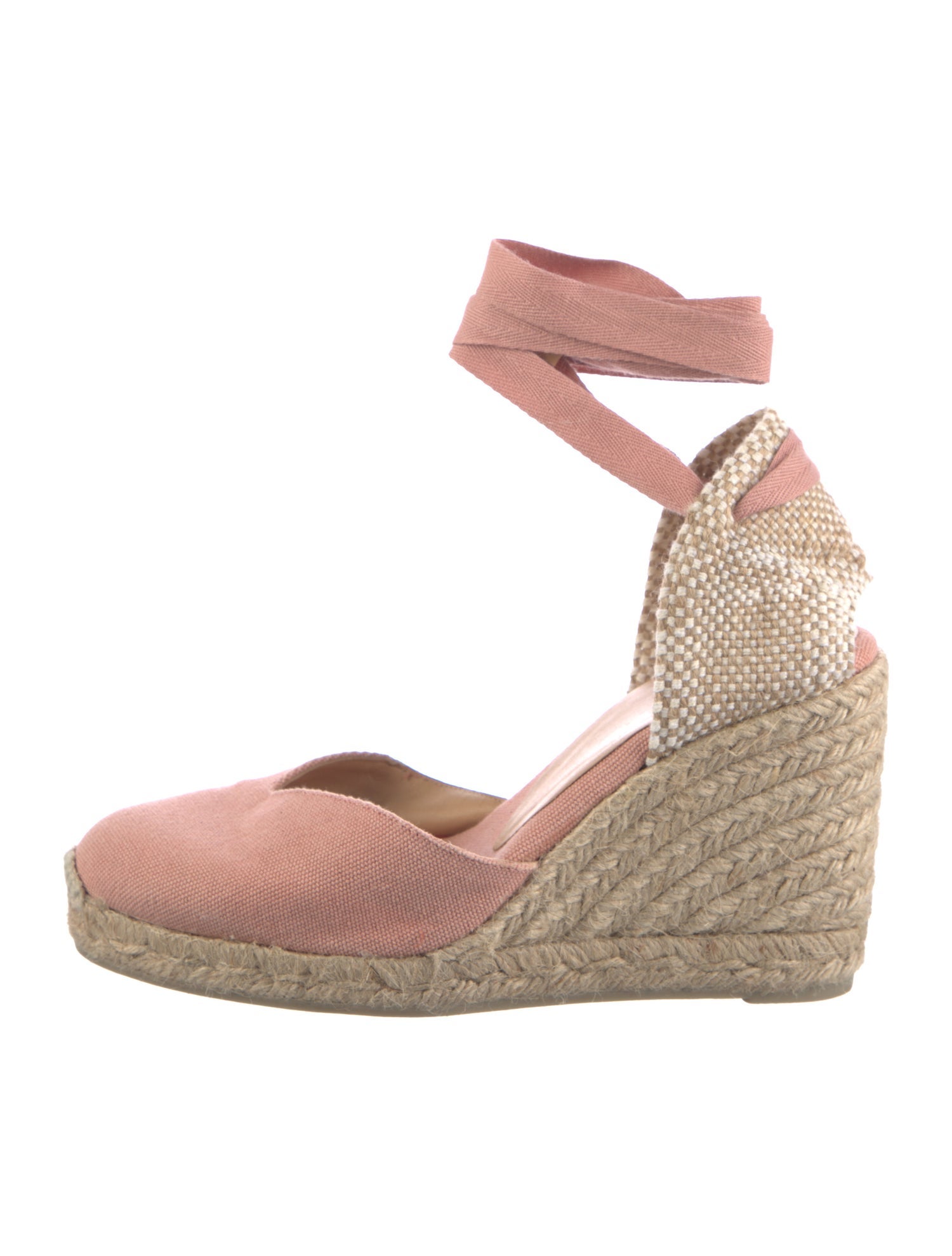 Castañer Canvas Animal Print D'Orsay Pumps