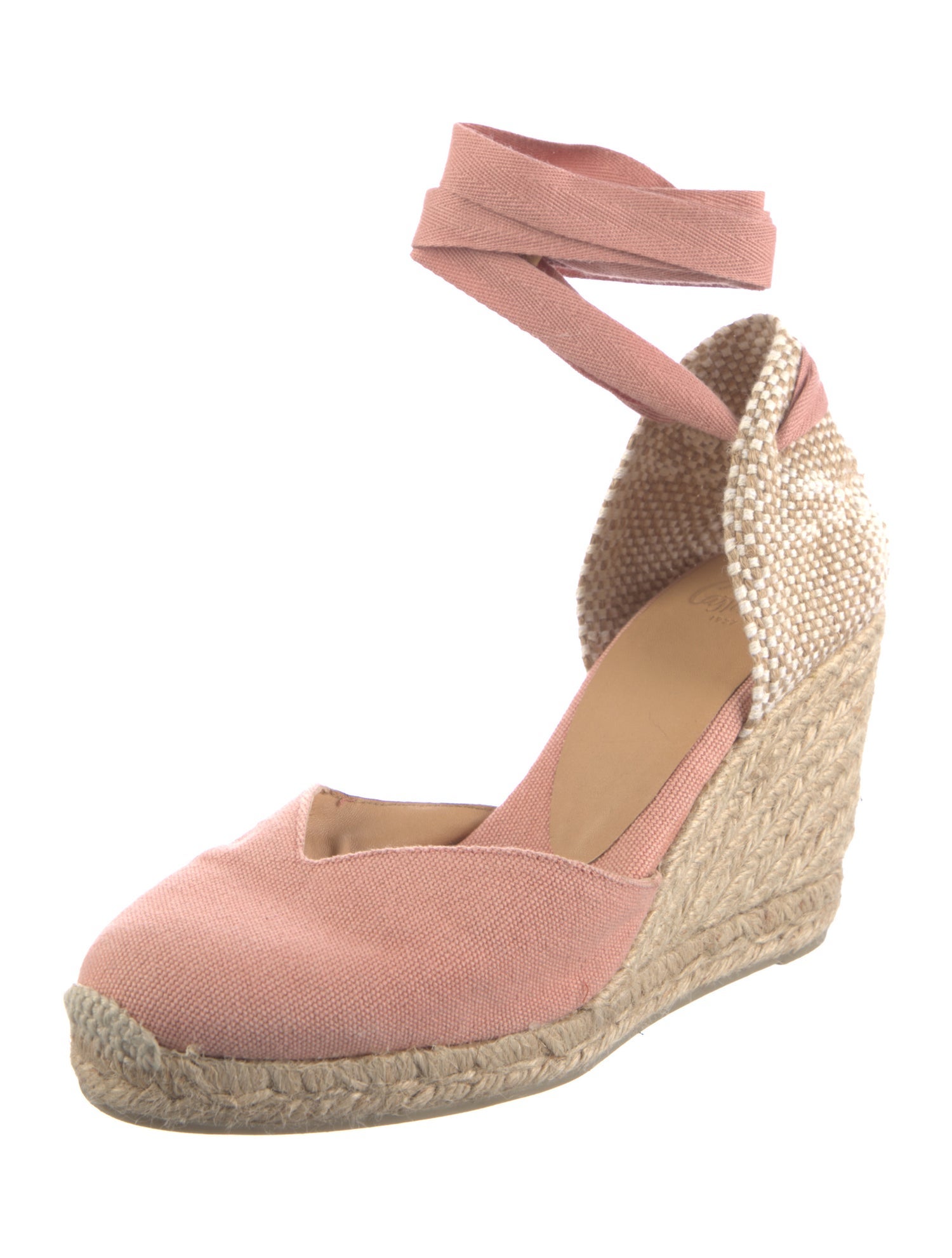 Castañer Canvas Animal Print D'Orsay Pumps