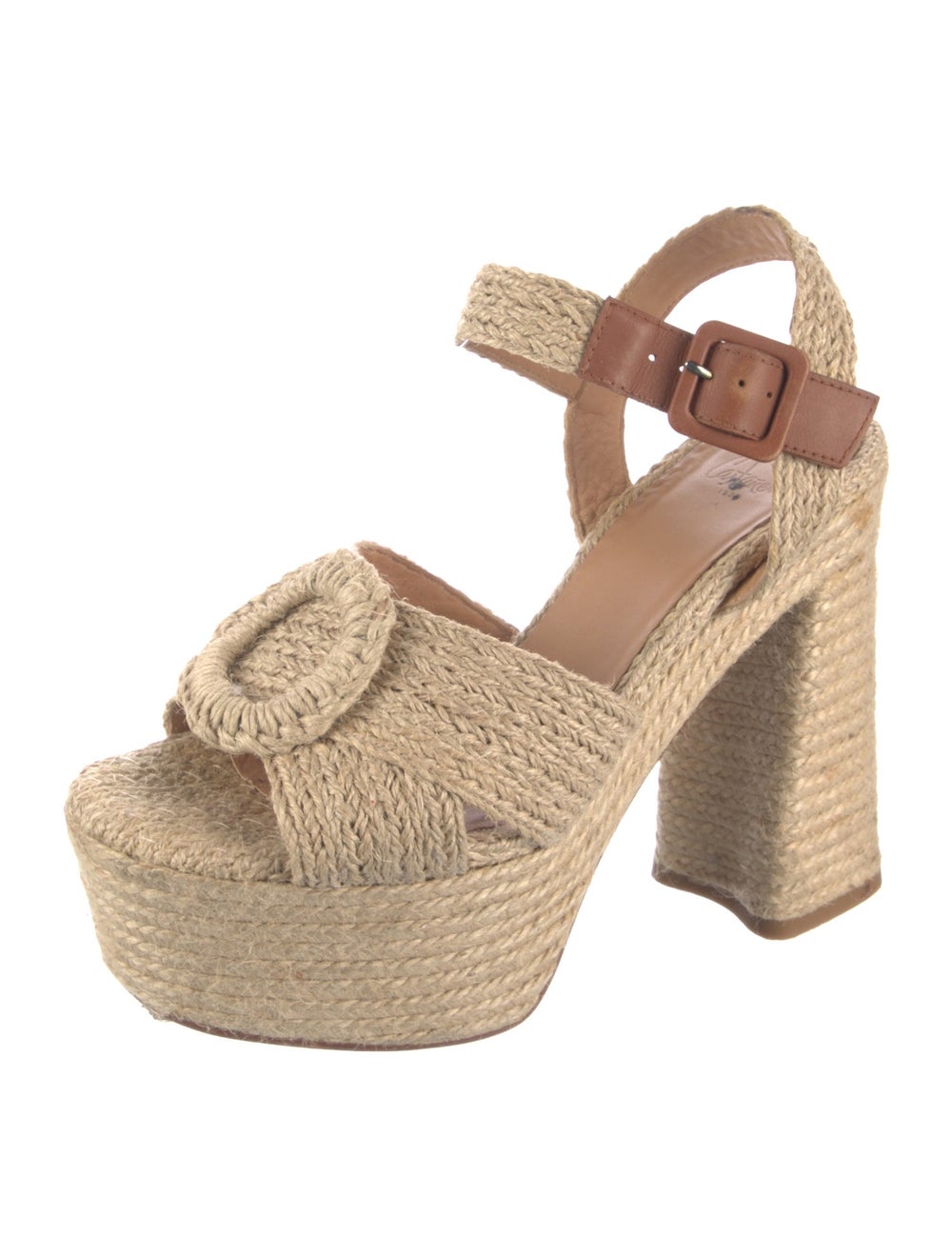 Castañer Espadrilles Neutrals Patterned Platform … - image 2