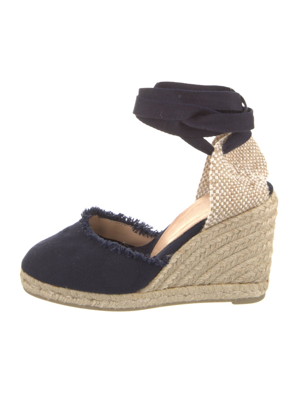 Castañer Canvas Colorblock Pattern Espadrilles - image 1