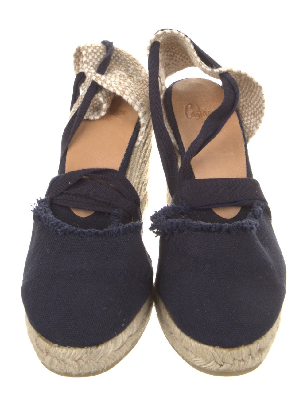 Castañer Canvas Colorblock Pattern Espadrilles - image 3