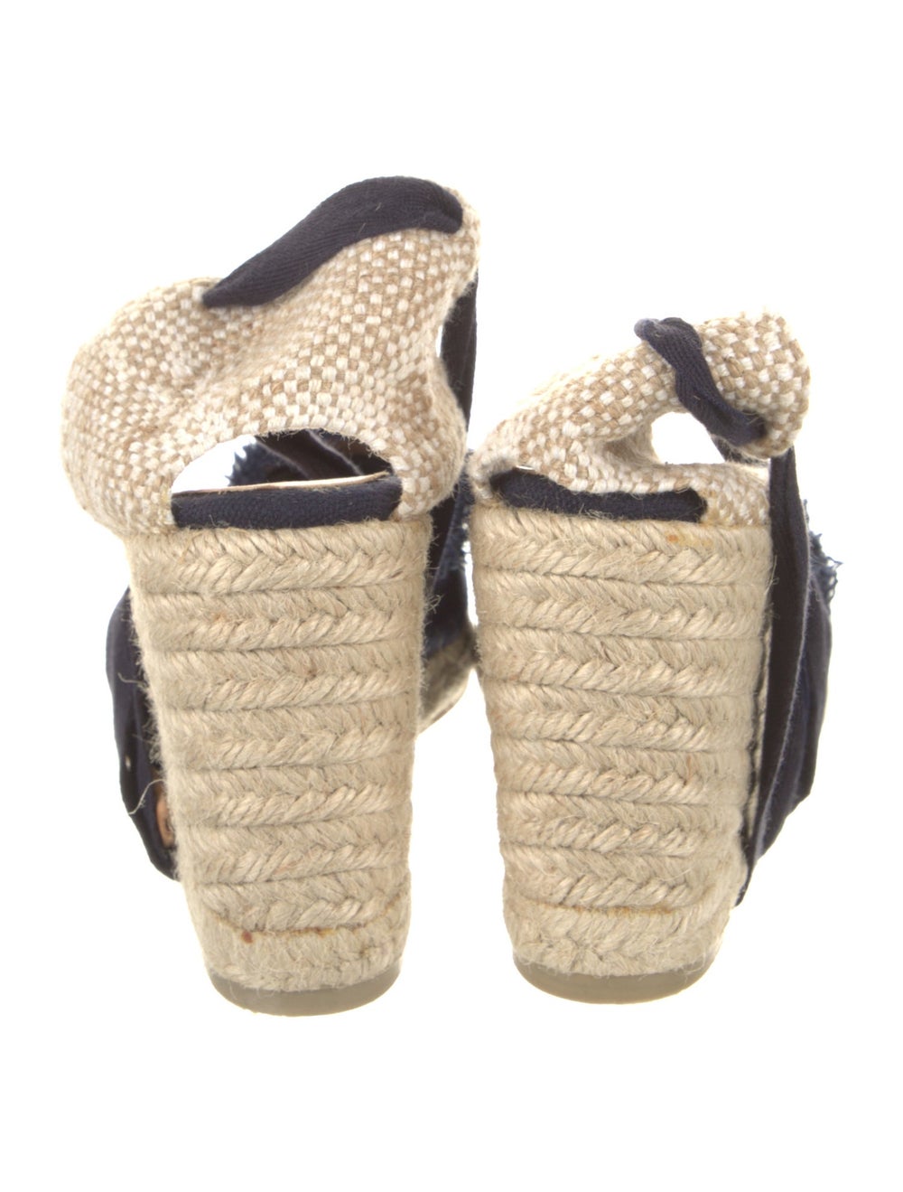 Castañer Canvas Colorblock Pattern Espadrilles - image 4