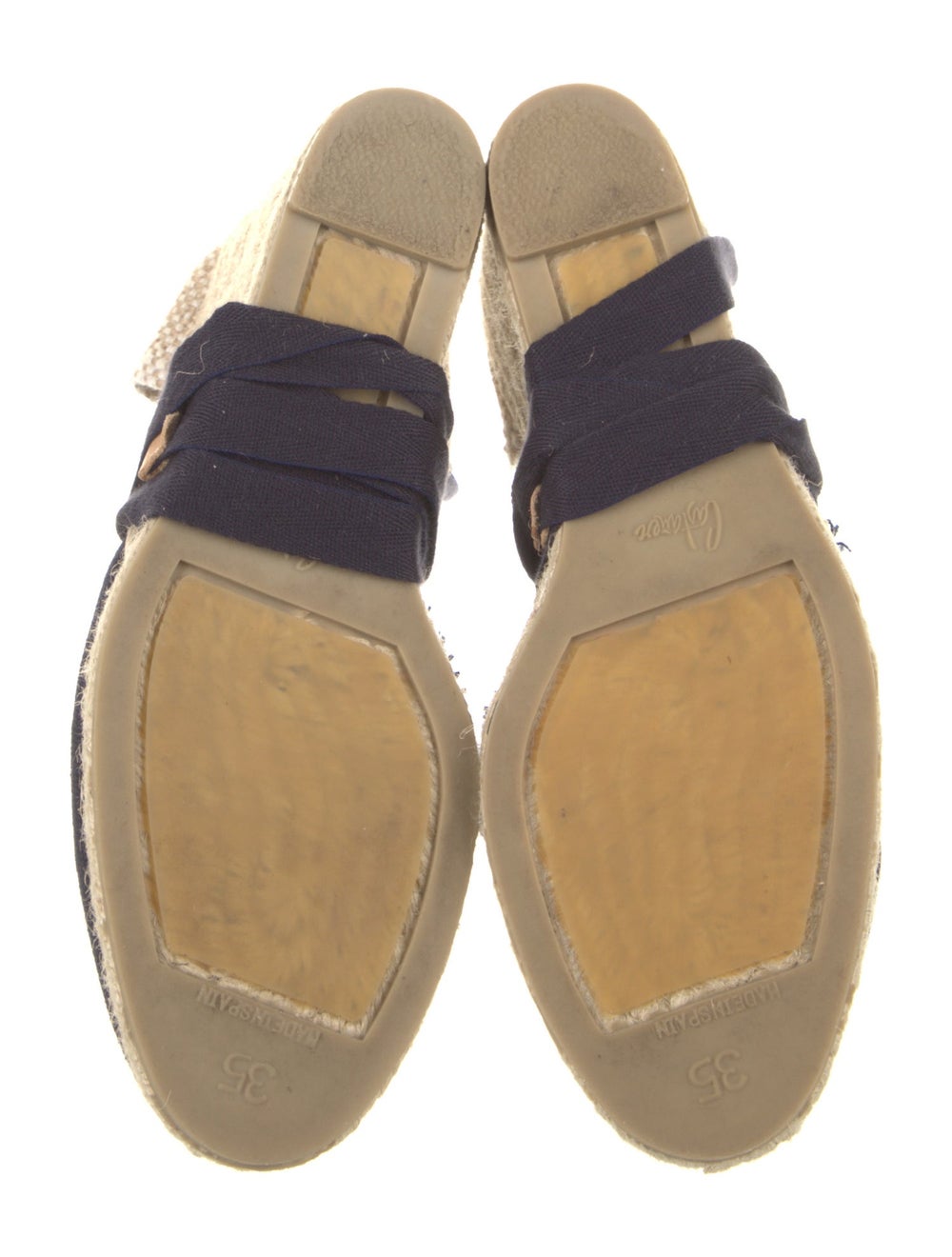 Castañer Canvas Colorblock Pattern Espadrilles - image 5